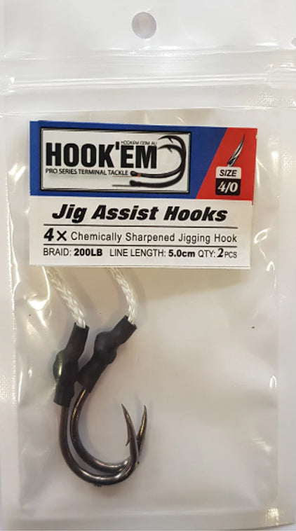 HOOKEM JIG ASSIST HOOKS - REEL 'N' DEAL TACKLE