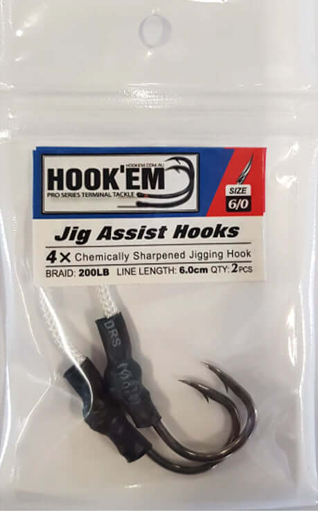 HOOKEM JIG ASSIST HOOKS - REEL 'N' DEAL TACKLE