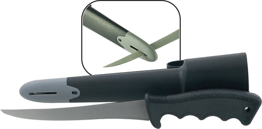 Mirage Fillet Knife with Sharpener Sheath