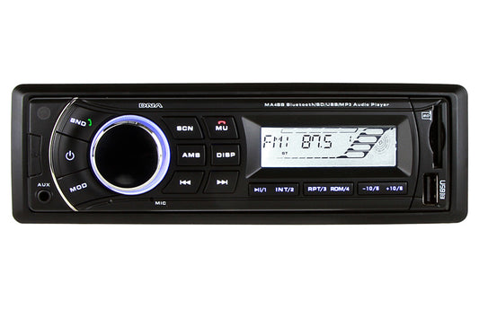 DNA AUDIO MARINE USB/SD MP3 PLAYER WITH AM/FM TUNER AUX INPUT (BLACK) - REEL 'N' DEAL TACKLE