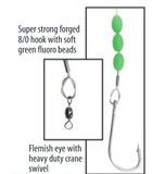 Neptune Jet Head Trolling Lure 125mm Skirt Mono Rigged