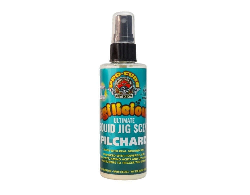 PRO-CURE EGILICIOUS ULTIMATE SQUID JIG SCENT 115ML - REEL 'N' DEAL TACKLE