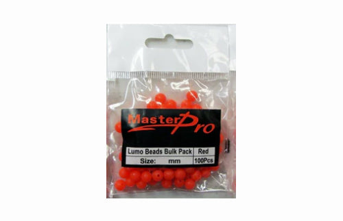 Master Pro Red Round Beads