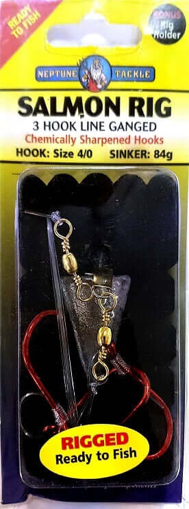 NEPTUNE TACKLE SALMON RIG 3 HOOK GANGED - REEL 'N' DEAL TACKLE