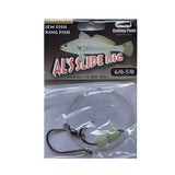 Cobalt Blue AL's Jew Fish / King Fish 2 Hook Slide Rigs