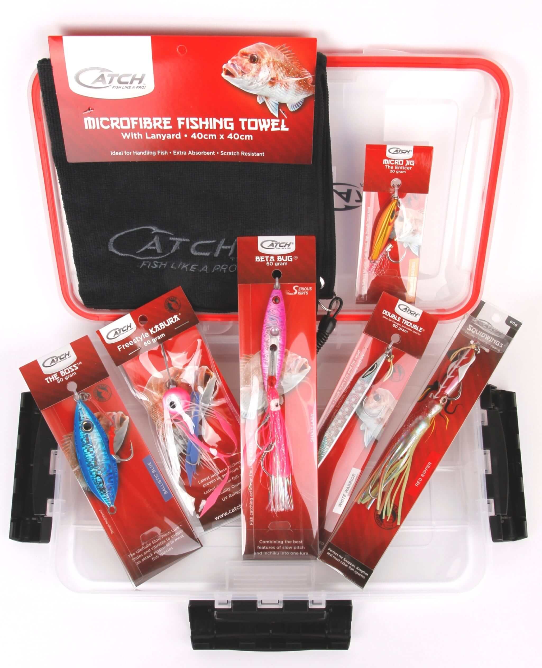 CATCH SNAPPER VALUE PACK WITH TACKLE BOX - REEL 'N' DEAL TACKLE