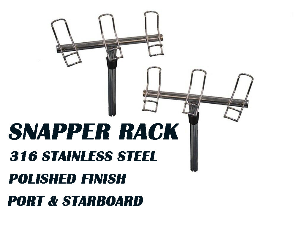 3 Way Fishing Rod Holder Snapper Rack Port & Starboard – REEL ‘N