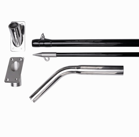 HOOKEM OUTRIGGER KIT - FIBREGLASS 16' - REEL 'N' DEAL TACKLE