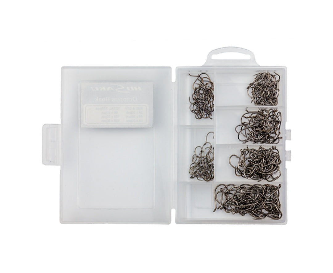 HOOKEM BEAK HOOKS - 12# 10# 8# 6# 4# 2# - 300 PACK - REEL 'N' DEAL TACKLE