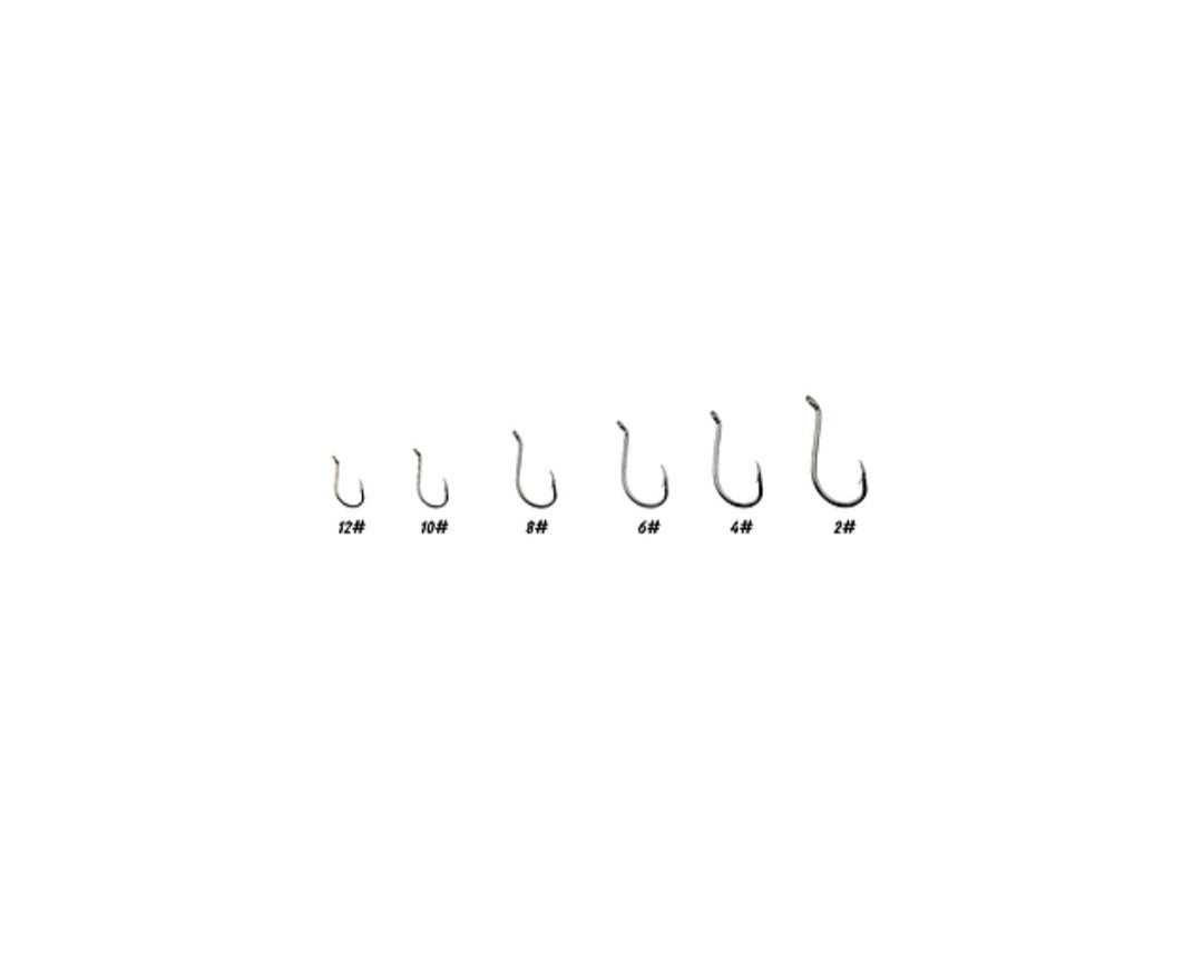 HOOKEM BEAK HOOKS - 12# 10# 8# 6# 4# 2# - 300 PACK - REEL 'N' DEAL TACKLE