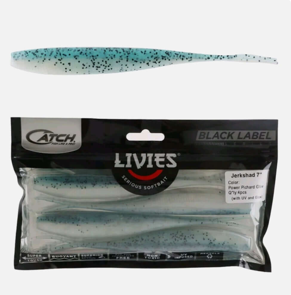 CATCH BLACK LABEL LIVIES 7" JERKSHAD - REEL 'N' DEAL TACKLE