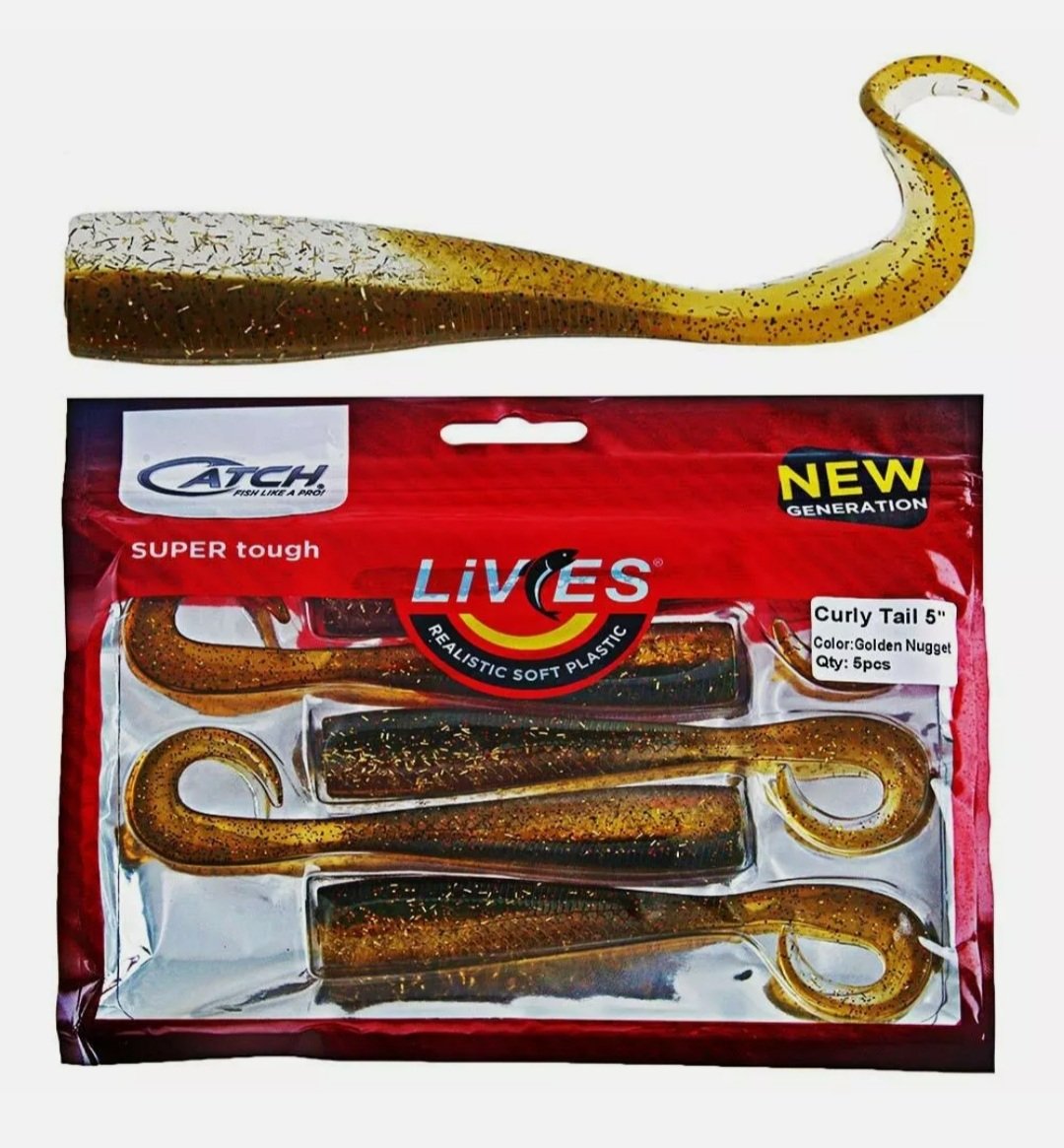 CATCH LIVIES 4" CURLY TAIL - REEL 'N' DEAL TACKLE