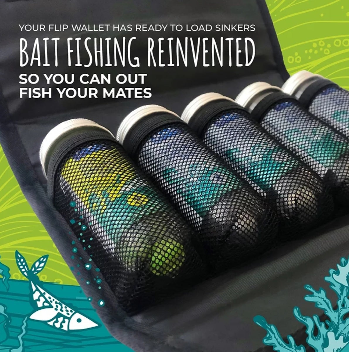 KLIK SINKERS (LUMO) FLIP WALLET PACK - REEL 'N' DEAL TACKLE