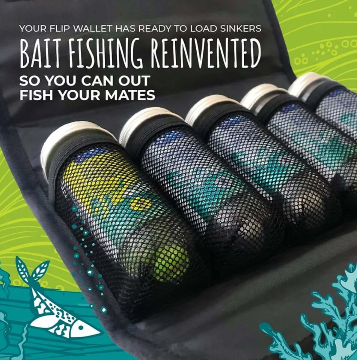 KLIK SINKERS (LUMO) FLIP WALLET PACK - REEL 'N' DEAL TACKLE