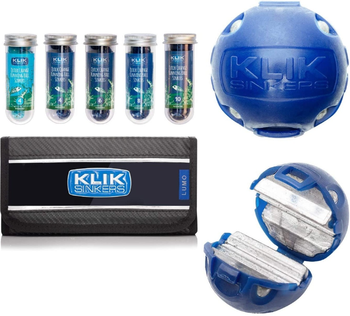 KLIK SINKERS (BLUE) FLIP WALLET PACK - REEL 'N' DEAL TACKLE