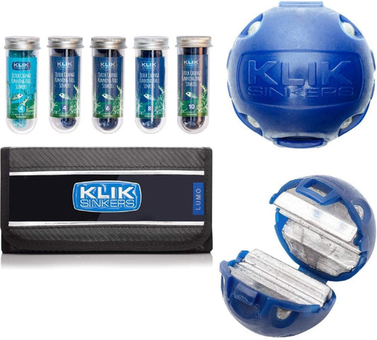 KLIK SINKERS (BLUE) FLIP WALLET PACK - REEL 'N' DEAL TACKLE