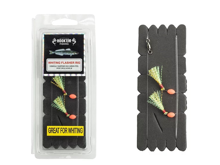 HOOKEM WHITING FLASHER RIG #4 - REEL 'N' DEAL TACKLE