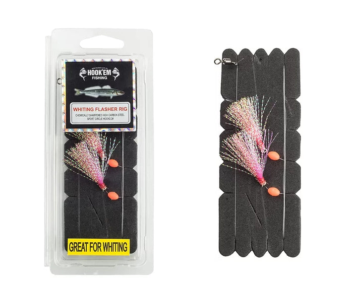 HOOKEM WHITING FLASHER RIG #4 - REEL 'N' DEAL TACKLE