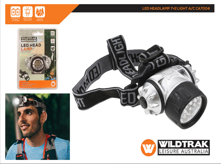 WILDTRAK CAMPING LED HEADLAMP TORCH - REEL 'N' DEAL TACKLE