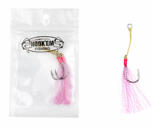 JIG ASSIST - 1/0 60MM KEVLAR BRAID 100LB - 2 PACK - REEL 'N' DEAL TACKLE