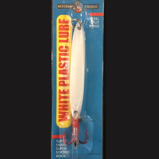 Neptune Tackle White Plastic Lure