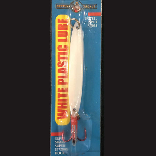Neptune Tackle White Plastic Lure