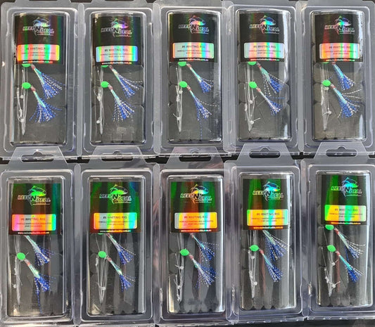 WHITING FLASHER RIGS #6 - 10 PACK - REEL 'N' DEAL TACKLE