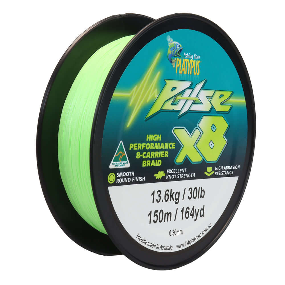 PLATYPUS PULSE X8 BRAID - 300M - REEL 'N' DEAL TACKLE