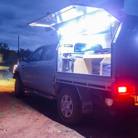 LIGHTFORCE - ROK9 LED SURFACE MOUNT LIGHT - FLOOD - REEL 'N' DEAL TACKLE