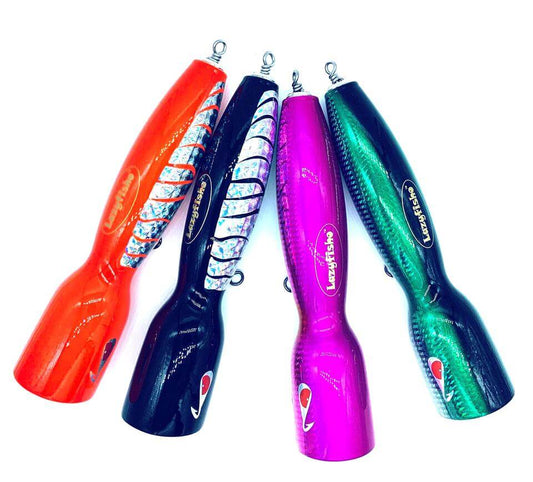 LAZYFISHO GT WOODEN POPPER 150G - REEL 'N' DEAL TACKLE