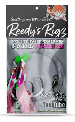 REEDYS RIGS PATERNOSTER SNAPPER RIGS 7/0 - REEL 'N' DEAL TACKLE