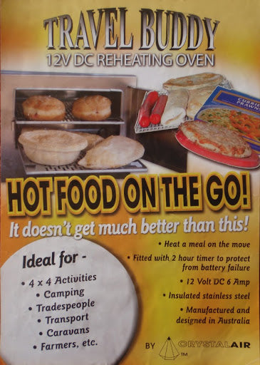 TRAVEL BUDDY OVEN 12 VOLT - SMALL - REEL 'N' DEAL TACKLE