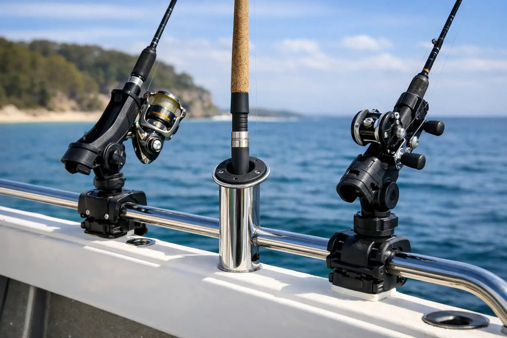 fishing rod holders for boats australia Quick Lift Holder (2 in 1 Rod Holder Mount) The RH8420 is the ultimate rod Flush Mount Stainless Steel Rod
