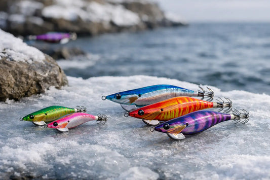 Best Squid Jigs for Winter by Size and Colour