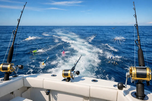 Tuna Trolling Spread Example for Australian Boats