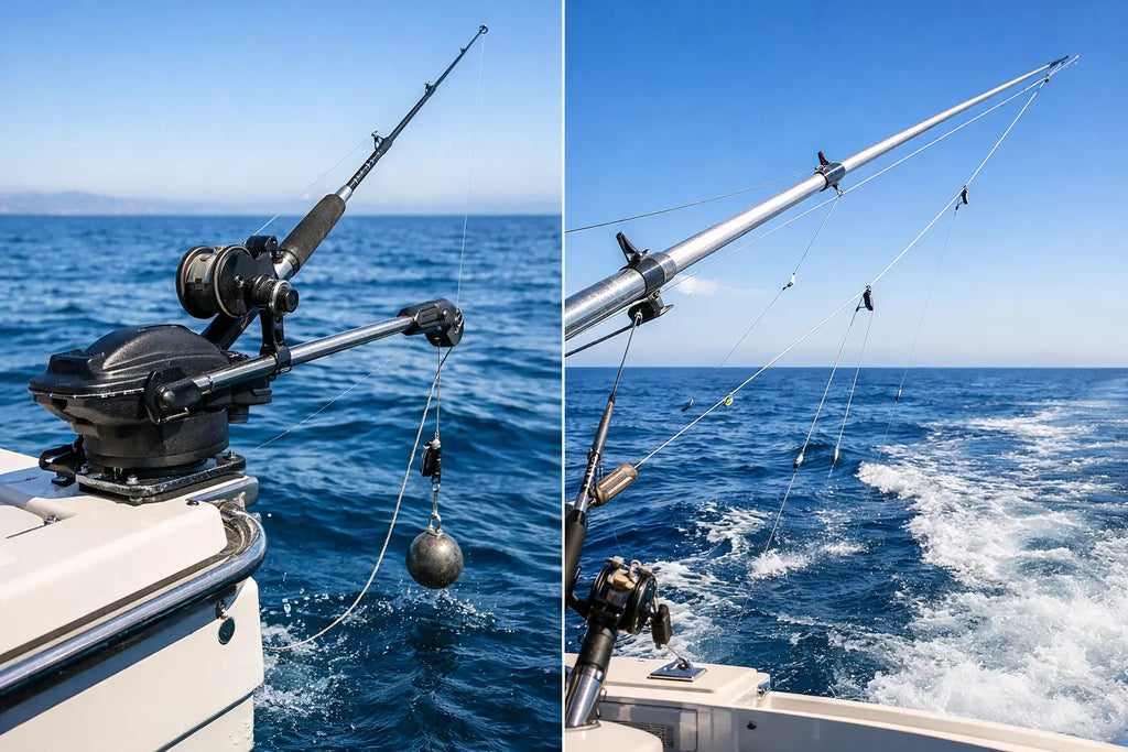 best reel for downrigger fishing Okuma SST Salmon Combo – Seattle Company The Patented Fish Fighter Downrigger Weight (US D866 Seahorse® Adjustable Rod Holder AngleMAX