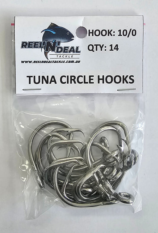 20 X Chemically Sharpened Tuna Circle Hooks Size 14/0 Fishing