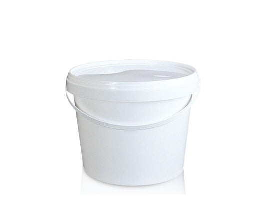 10 Litre White Bucket With Lid