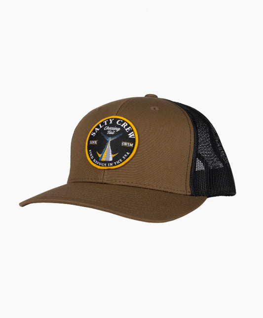 Salty Crew Bottom Dweller Trucker - Brown / Black