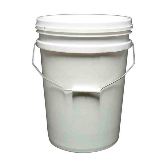 20 Litre White Bucket With Lid