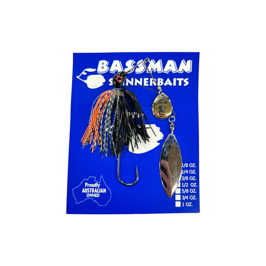 Bassman Carls Compact Spinnerbait Lure 5/8oz