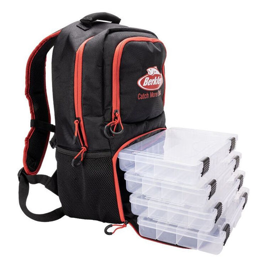 Berkley Tackle Backpack With 4 Tackle Trays