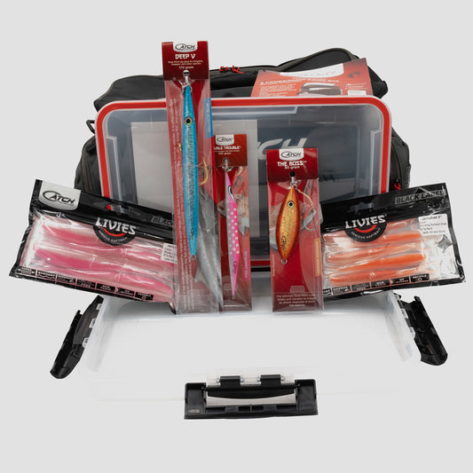 Catch Pro Tackle Bag with Bonus Lure Pack