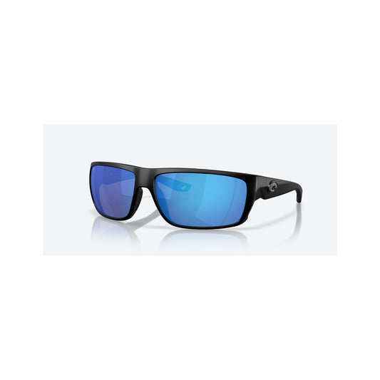 Costa Del Mar Fly Line Sunglasses Matt Black Blue Mirror Lens