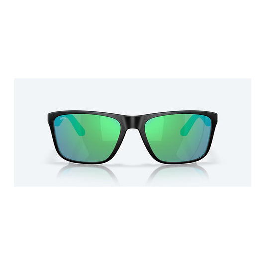 Costa Del Mar Los Alijos Sunglasses Matt Black Green Mirror Lens