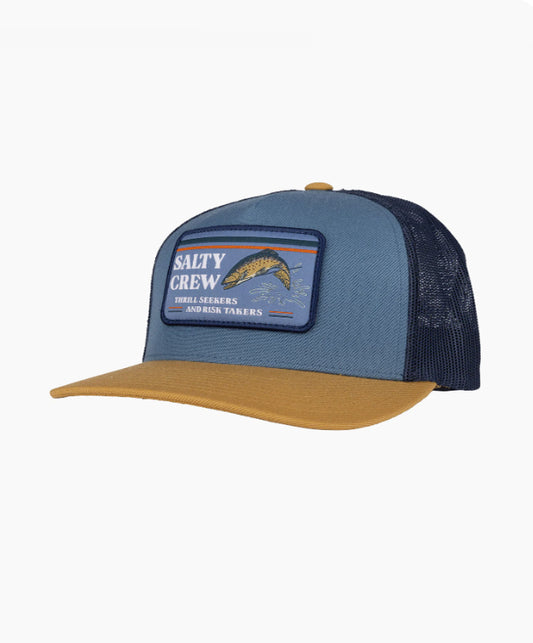 Salty Crew Double Haul Retro Trucker  - Slate / Workwear