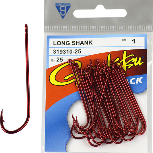 Gamakatsu Long Shank Hooks 25 Pk