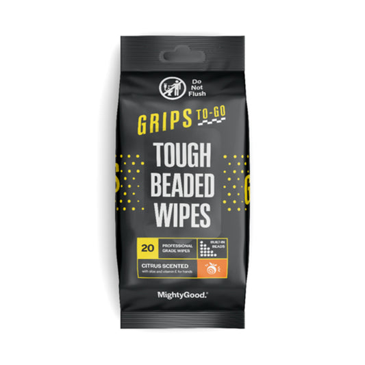 Grips To-Go Tough Beaded Wipes
