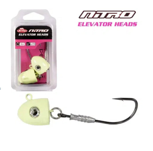 8 Size 3/0, 1/2 OZ Jig Heads High Chemically Sharpened Hooks Fishing Tackle