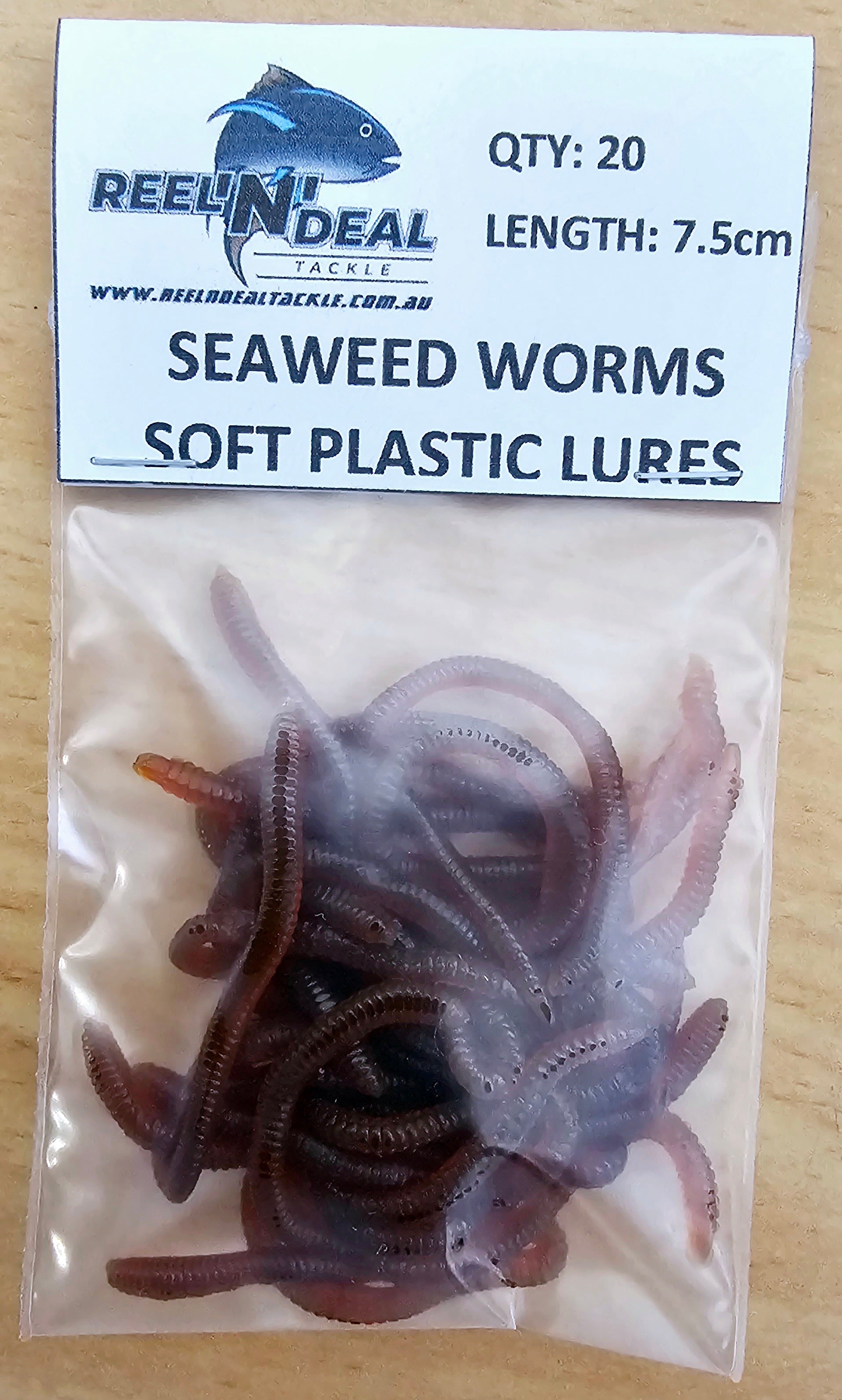 Seaweed Worms Soft Plastic – REEL 'N' DEAL TACKLE